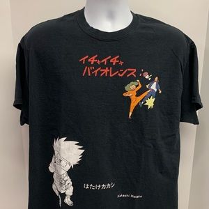 Naruto Shippuden Kakashi Icha Icha Violence “Make Out Violence” T-Shirt Size XL